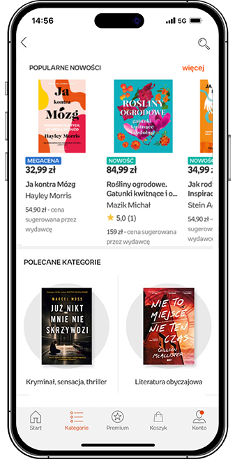 grafika telefonu z włączoną aplikacją