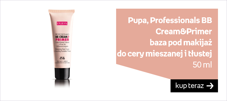 Pupa, Professionals BB Cream&Primer, baza pod makijaż do cery mieszanej i tłustej 001 Nude, SPF 20, 50 ml 