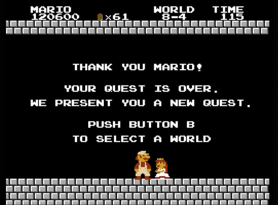 Mario ending