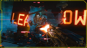 Screenshot z gry Cyberpunk 2077