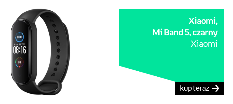 Xiaomi, Mi Band 5, czarny 