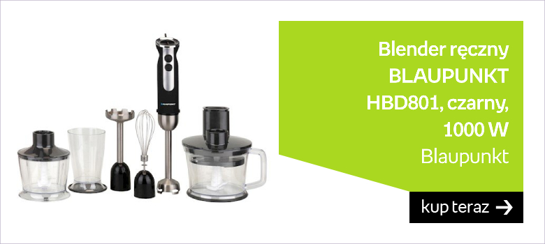 Blender ręczny BLAUPUNKT HBD801, czarny, 1000 W 