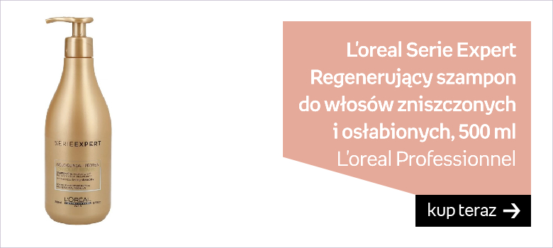 L'oreal Professionnel, Serie Expert Absolut Repair Gold Quinoa + Protein, regenerujący szampon do włosów zniszczonych i osłabionych, 500 ml 