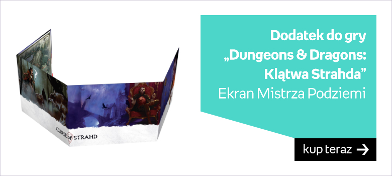 Dodatek do gry „Dungeons & Dragons: Klątwa Strahda” Ekran Mistrza Podziemi