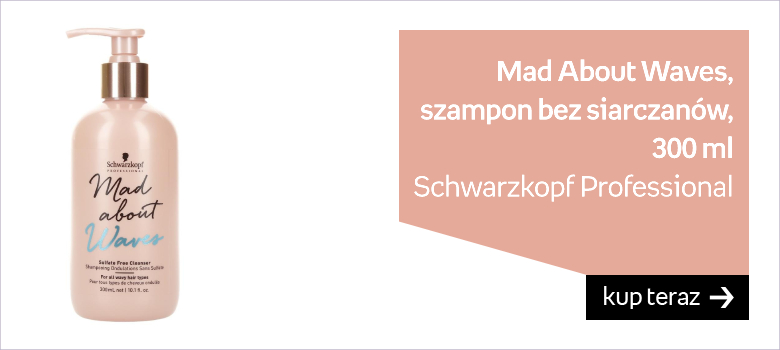 Schwarzkopf Professional, Mad About Waves, szampon bez siarczanów, 300 ml 