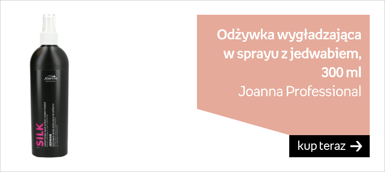 Joanna, Professional, odżywka wygładzająca w sprayu z jedwabiem, 300 ml 