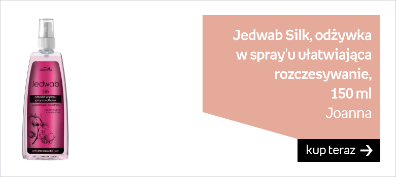 Joanna, Jedwab Silk, odżywka w spray'u ułatwiająca rozczesywanie, 150 ml 