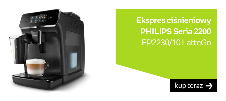 Ekspres ciśnieniowy PHILIPS Seria 2200 EP2230/10 LatteGo 