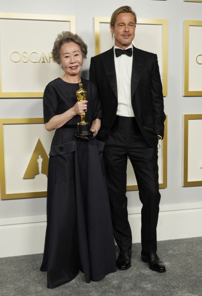 Brad Pitt,  i Yuh-Jung Youn Oscary 2021