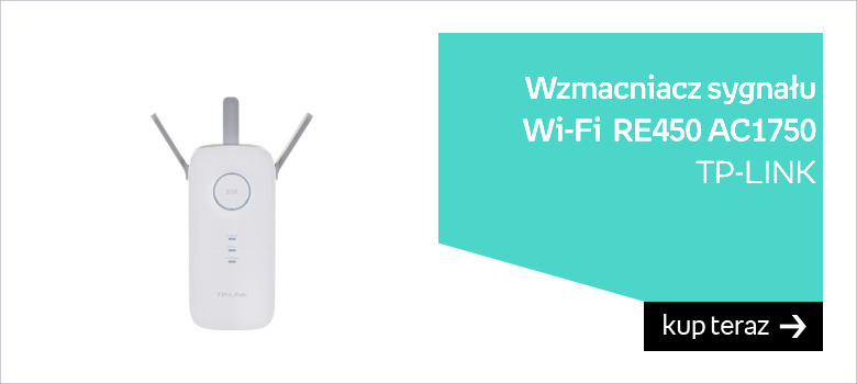 Wzmacniacz sygnały Wi-Fi TP-LINK RE450 AC1750