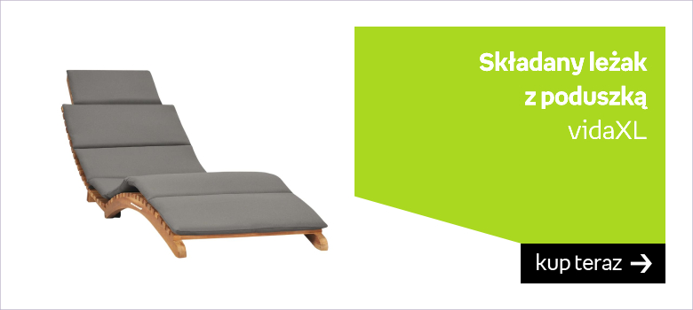 Leżak z poduszką