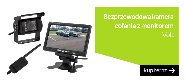 Kamera Cofania Bezprzewodowa z Monitorem 