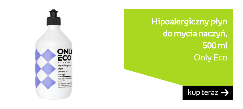 Hipoalergiczny płyn do mycia naczyń ONLY ECO, 500 ml 