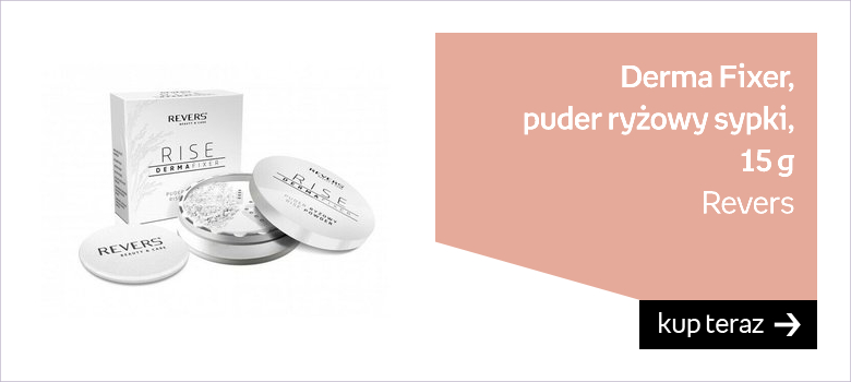 Revers, Derma Fixer, puder ryżowy sypki, 15 g 