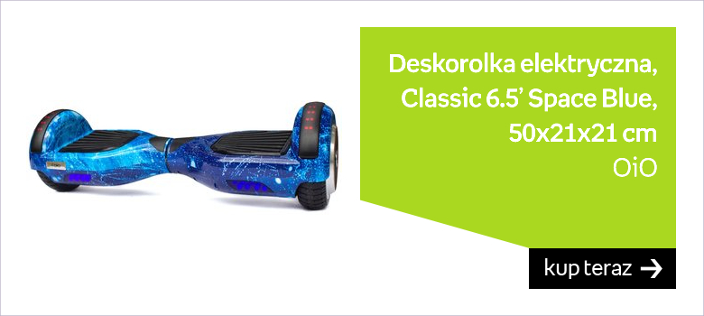 OIO, Deskorolka elektryczna, Classic 6.5’ Space Blue, 50x21x21 cm 