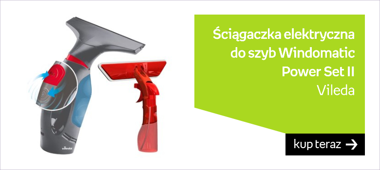 Ściągaczka elektryczna do szyb VILEDA Windomatic Power Set II 