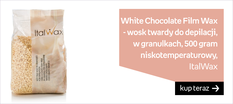 ItalWax White Chocolate Film Wax - wosk twardy w granulkach 