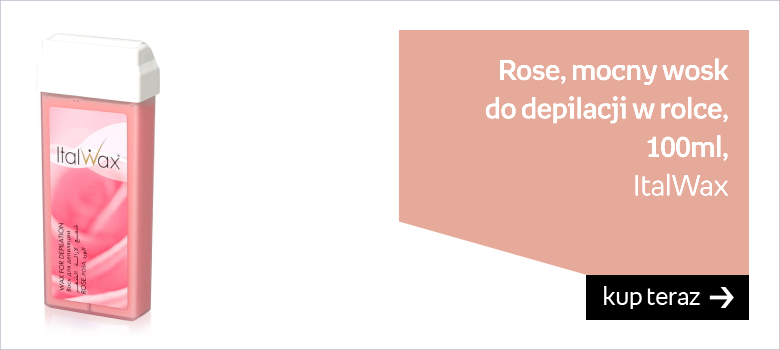 ItalWax Rose mocny wosk do depilacji w rolce 100ml 