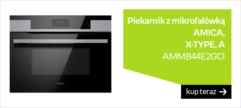 Piekarnik z mikrofalówką AMICA AMMB44E2GCI X-TYPE, A 