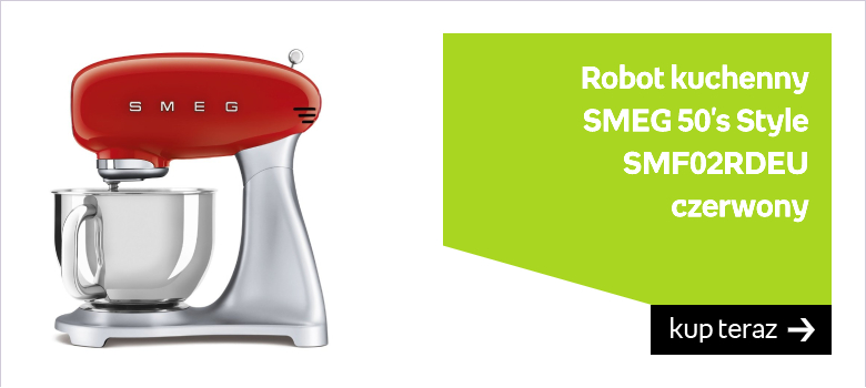 Robot kuchenny SMEG 50's Style SMF02RDEU czerwony 