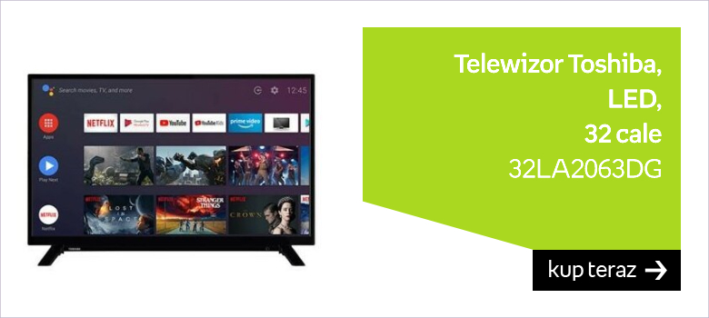 Toshiba Telewizor LED 32 cale 32LA2063DG 