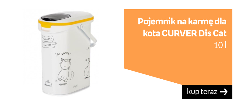 Pojemnik na karmę dla kota CURVER Dis Cat, 10 l