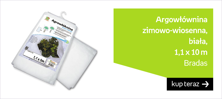 Argowłównina zimowo-wiosenna BRADAS AWW3011010, biała, 1,1 x 10 m 