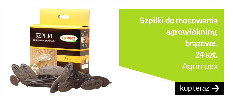 Szpilki do mocowania agrowłókniny AGRIMPEX, brązowe, 24 szt. 
