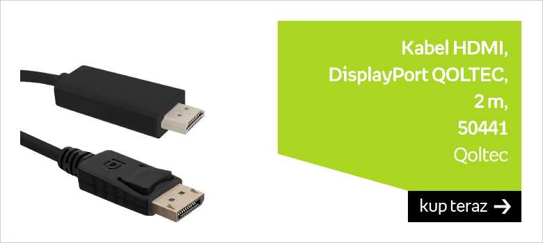 Kabel HDMI - DisplayPort QOLTEC 50441, 2 m 