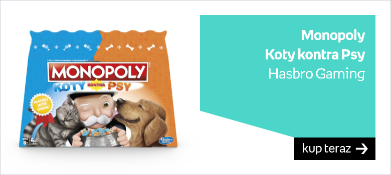 Monopoly Koty kontra Psy Hasbro Gaming