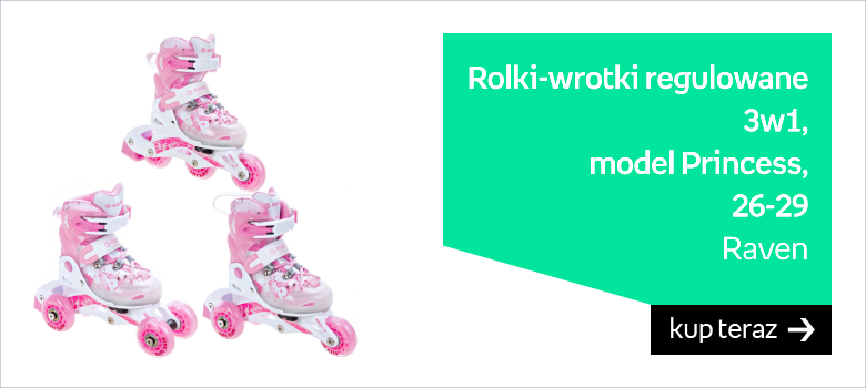 Rolko-Wrotki 3w1 Raven Princess