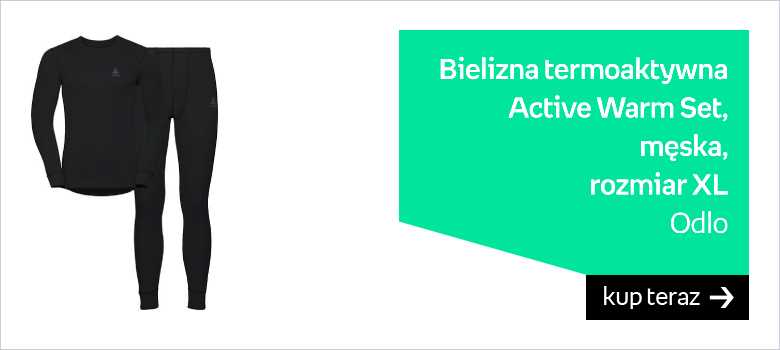 Odlo, Bielizna termoaktywna męska, Active Warm Set 195982, rozmiar XL