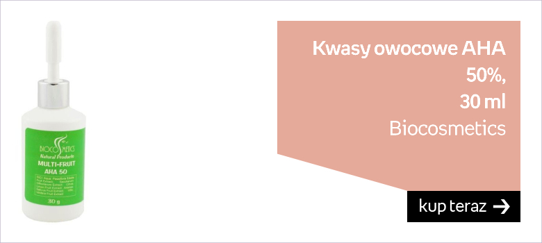 Biocosmetics, kwasy owocowe AHA 50%, 30 ml