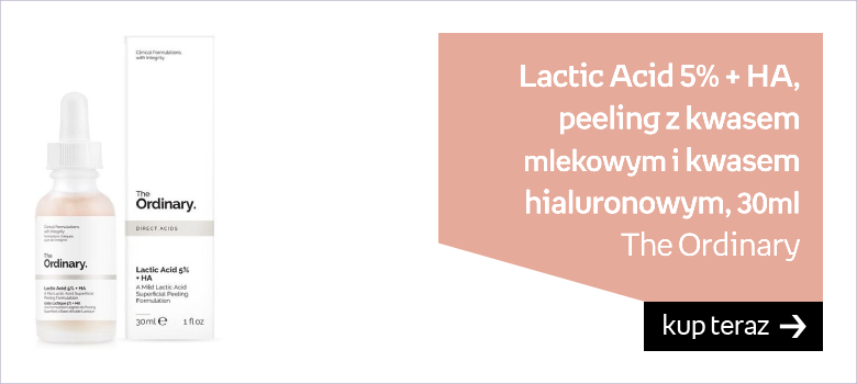 The Ordinary Lactic Acid 5% + HA, Peeling