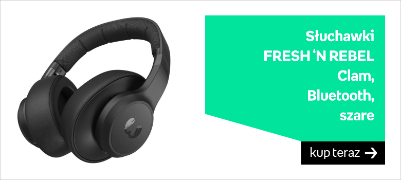 Słuchawki FRESH ‘N REBEL Clam, Bluetooth, szare 