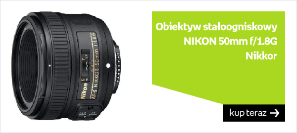 Obiektyw NIKON 50mm f/1.8G Nikkor 