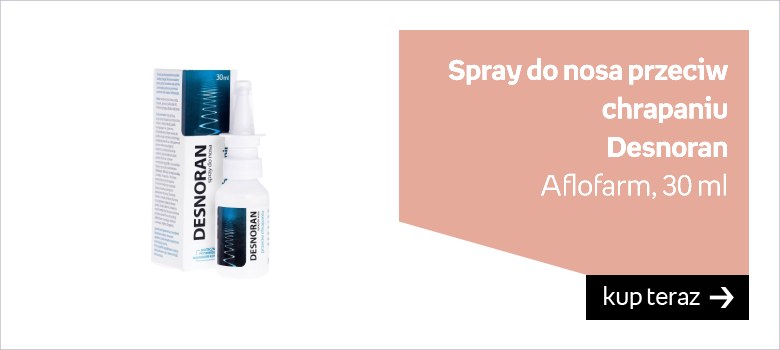spray do nosa na chrapanie