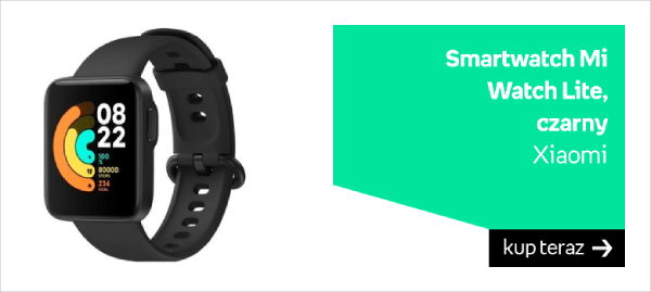 Smartwatch, Xiaomi Mi Watch Lite Fitness tracker GPS, czarny 