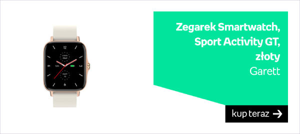 Zegarek Smartwatch, Sport Activity GT, złoty - Garett