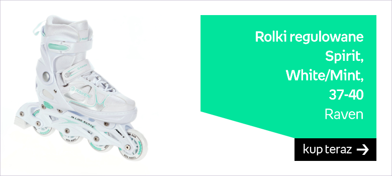 Rolki Regulowane Raven Spirit White/Mint 37-40 