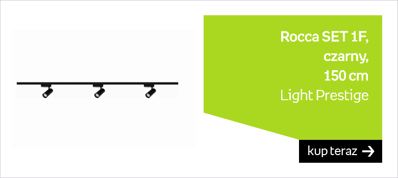 Rocca LIGHT PRESTIGE SET 1F, czarny, 150 cm 