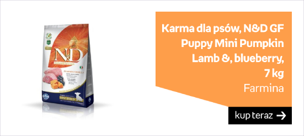 Farmina, karma dla psów, N&D GF Puppy Mini Pumpkin Lamb &, blueberry, 7kg