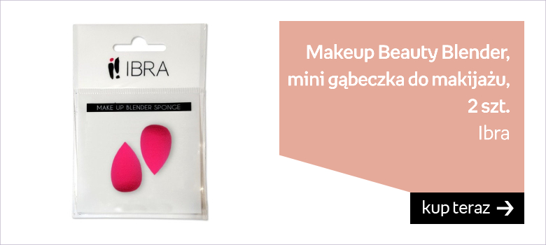 Ibra, Makeup Beauty Blender, mini gąbeczka do makijażu, 2 szt. 