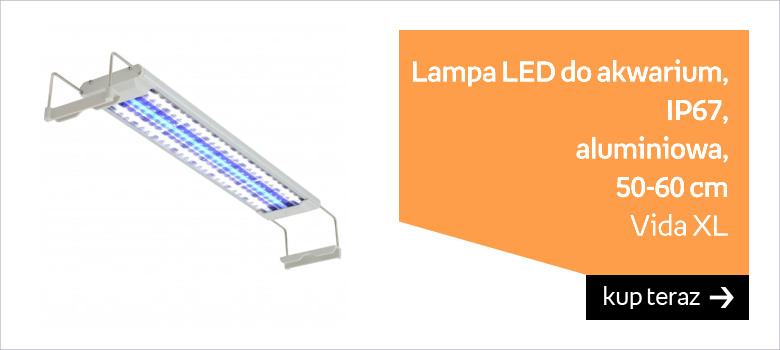 Lampa LED do akwarium, IP67, aluminiowa, 50-60 cm 