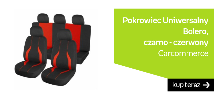 Pokrowiec Uniw. Bolero Czarno - Czerwony 