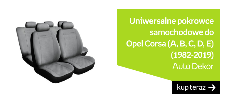 Uniwersalne pokrowce samochodowe do Opel Corsa (A, B, C, D, E) (1982-2019) AUTO-DEKOR Prestige 