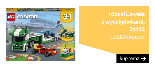 LEGO Creator, klocki Laweta z wyścigówkami