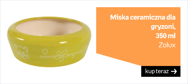 ZOLUX Miska ceramiczna dla gryzoni seledynowa 350ml 
