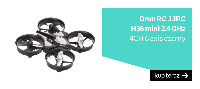 Dron RC JJRC H36 mini 2.4GHz 4CH 6 axis czarny 