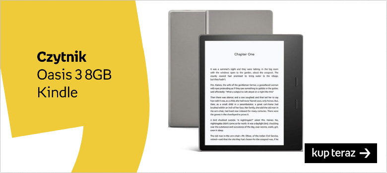 Czytnik ebook Kindle Oasis 3 bez reklam w kolorze grafitowym